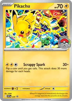 Pikachu 225 Scarlet & Violet Black Star Promos