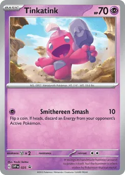 Tinkatink 025 Scarlet & Violet Black Star Promos