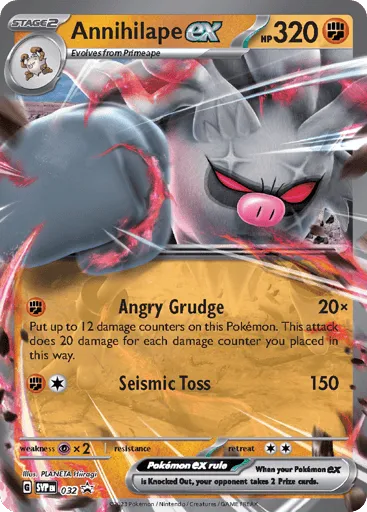 Annihilape ex 032 Scarlet & Violet Black Star Promos