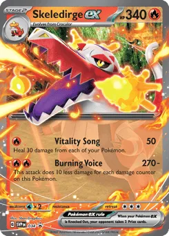 Skeledirge ex 034 Scarlet & Violet Black Star Promos