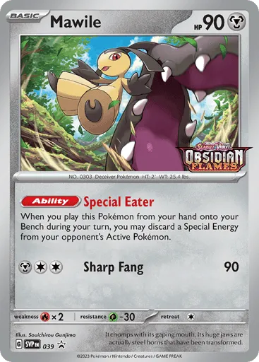 Mawile 039 Scarlet & Violet Black Star Promos