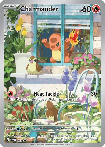Charmander 044 Scarlet & Violet Black Star Promos