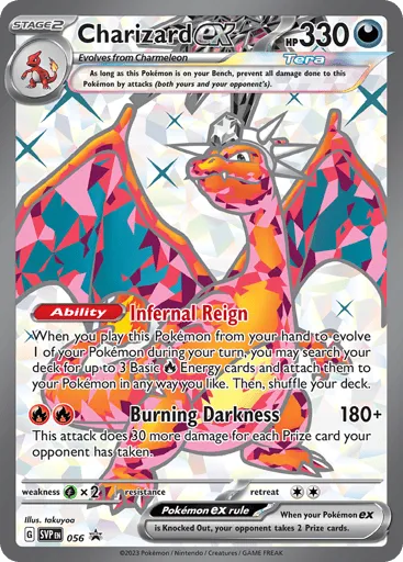Charizard ex 056 Scarlet & Violet Black Star Promos