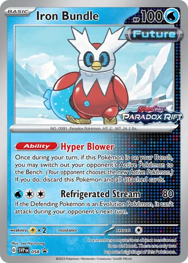 Iron Bundle 058 Scarlet & Violet Black Star Promos