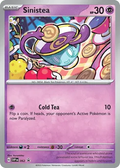 Sinistea 062 Scarlet & Violet Black Star Promos