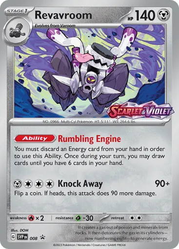 Revavroom 008 Scarlet & Violet Black Star Promos