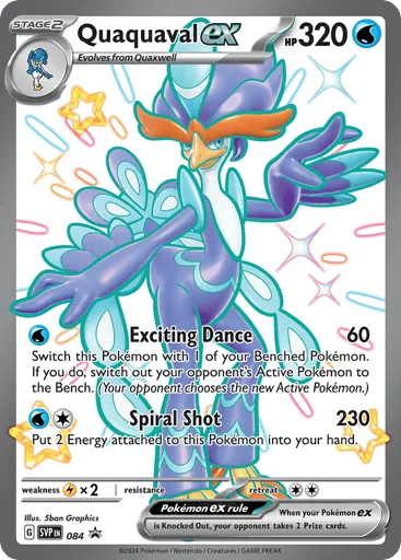 Quaquaval ex 084 Scarlet & Violet Black Star Promos
