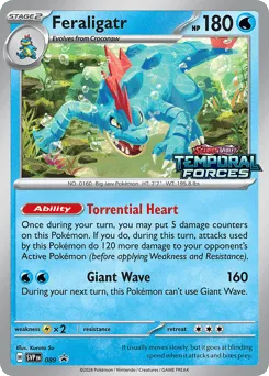 Feraligatr 089 Scarlet & Violet Black Star Promos