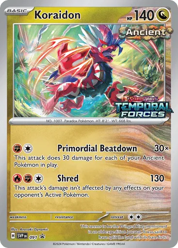Koraidon 091 Scarlet & Violet Black Star Promos