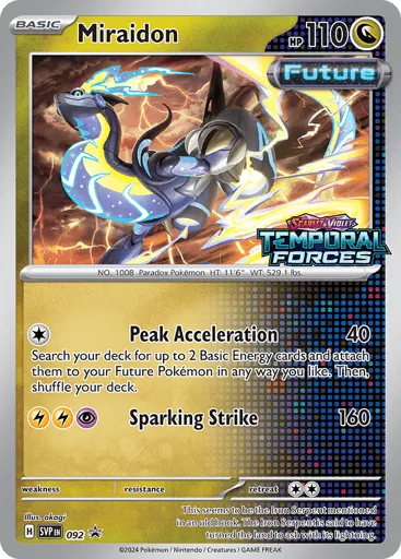 Miraidon 092 Scarlet & Violet Black Star Promos
