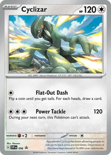 Cyclizar 096 Scarlet & Violet Black Star Promos