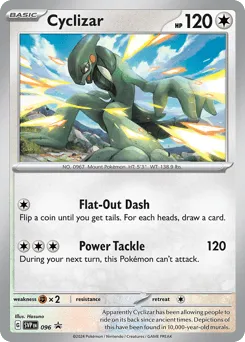 Cyclizar 096 Scarlet & Violet Black Star Promos