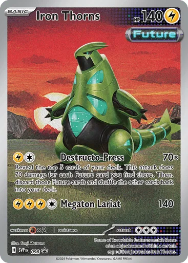Iron Thorns 098 Scarlet & Violet Black Star Promos