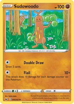 Sudowoodo 100/202 Sword & Shield