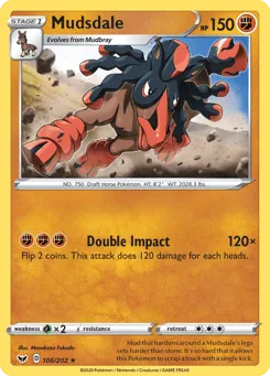 Mudsdale 106/202 Sword & Shield