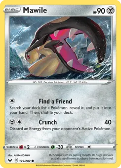 Mawile 129/202 Sword & Shield