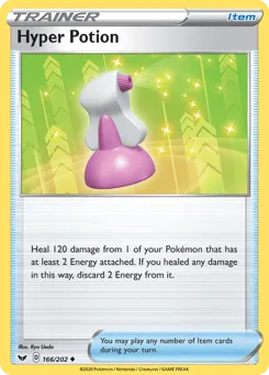 Hyper Potion 166/202 Sword & Shield