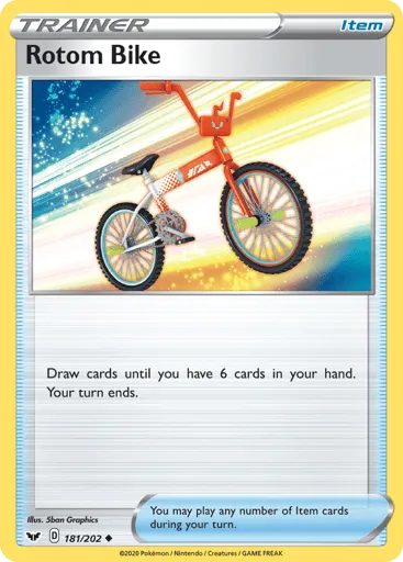 Rotom Bike 181/202 Sword & Shield