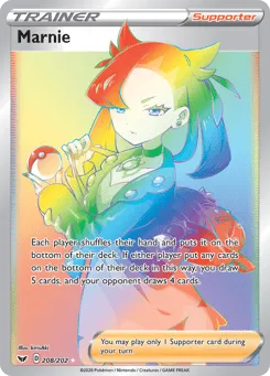 Marnie 208/202 Sword & Shield