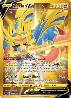 Zacian V 211/202 Sword & Shield
