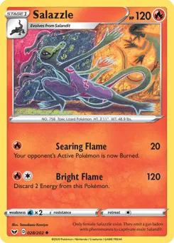 Salazzle 028/202 Sword & Shield