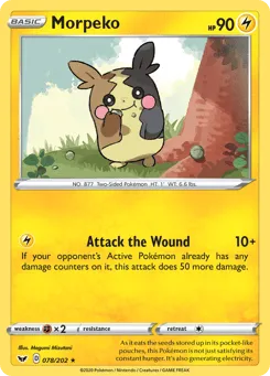 Morpeko 078/202 Sword & Shield