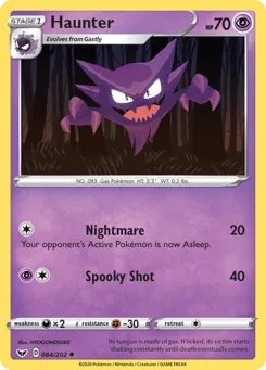 Haunter 084/202 Sword & Shield