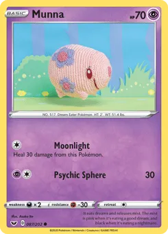 Munna 087/202 Sword & Shield