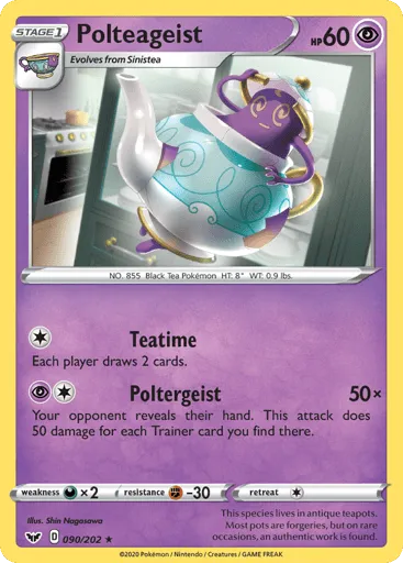 Polteageist 090/202 Sword & Shield
