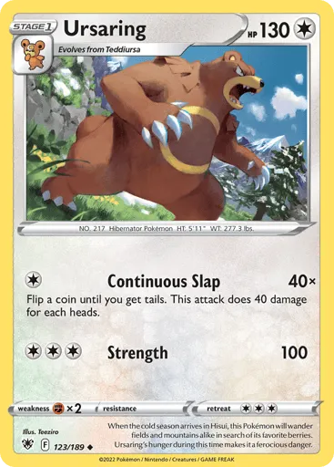 Ursaring 123/189 Astral Radiance