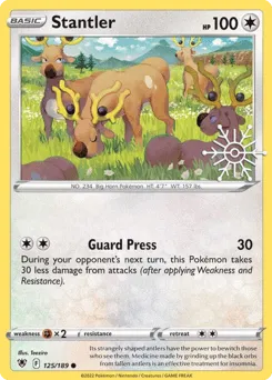 Stantler 125/189 Snowflake Stamp Astral Radiance
