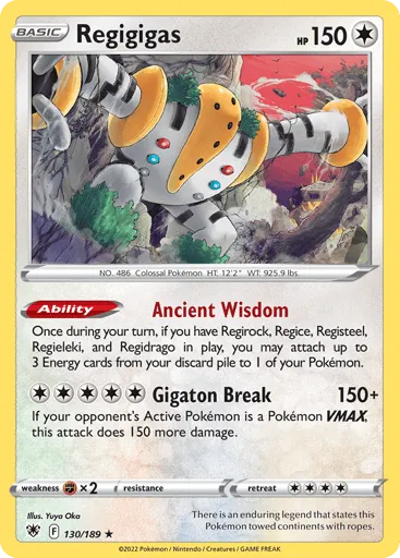 Regigigas 130/189 Astral Radiance