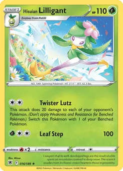 Hisuian Lilligant 016/189 Astral Radiance