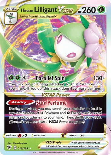 Hisuian Lilligant VSTAR 018/189 Astral Radiance