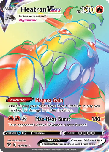 Heatran VMAX 191/189 Astral Radiance