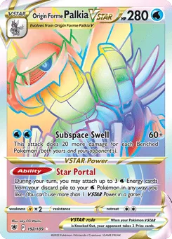 Origin Forme Palkia VSTAR 192/189 Astral Radiance