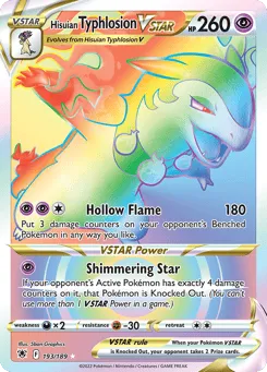 Hisuian Typhlosion VSTAR 193/189 Astral Radiance