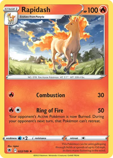 Rapidash 022/189 Astral Radiance