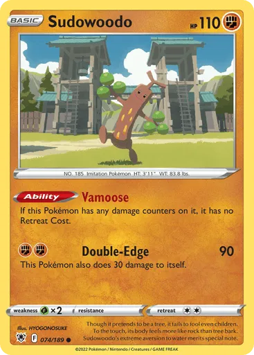 Sudowoodo 074/189 Astral Radiance