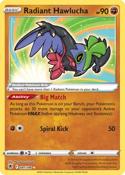 Radiant Hawlucha 081/189 Astral Radiance