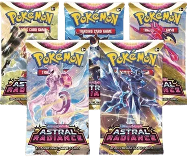 Astral Radiance Booster Pack Art Bundle (Set of 5)