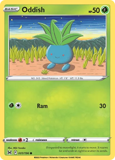 Oddish 001/196 Lost Origin