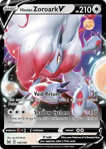 Hisuian Zoroark V 146/196 Lost Origin