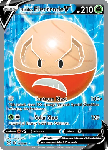 Hisuian Electrode V 172/196 Lost Origin