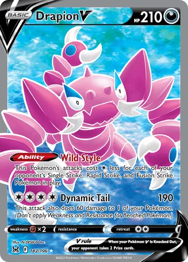 Drapion V 182/196 Lost Origin