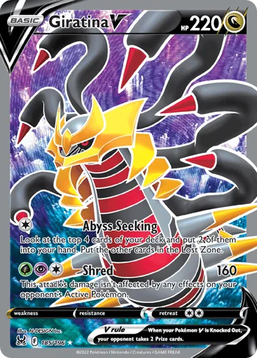 Giratina V 185/196 Lost Origin