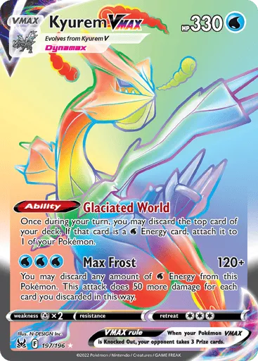 Kyurem VMAX 197/196 Lost Origin