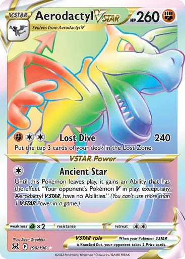 Aerodactyl VSTAR 199/196 Lost Origin