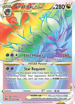 Giratina VSTAR 201/196 Lost Origin