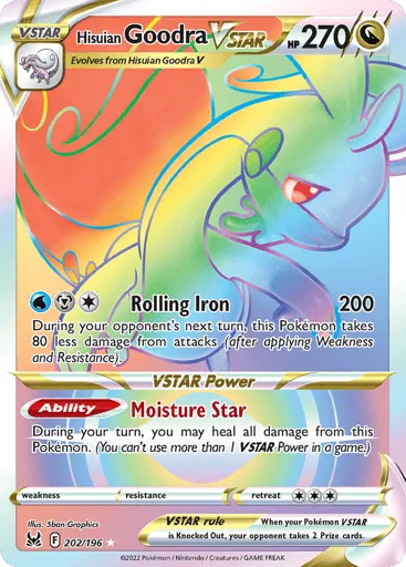 Hisuian Goodra VSTAR 202/196 Lost Origin